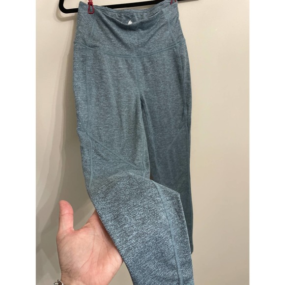 Womens RBX Active Heathered Blue Athletic Leggings SZ S - Picture 1 of 10